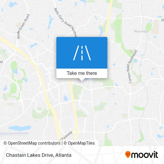 Mapa de Chastain Lakes Drive