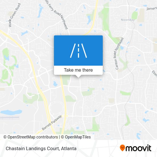 Mapa de Chastain Landings Court
