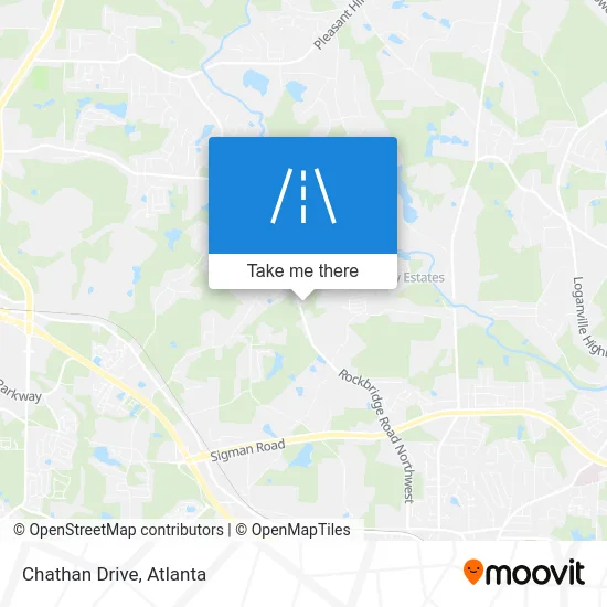 Chathan Drive map
