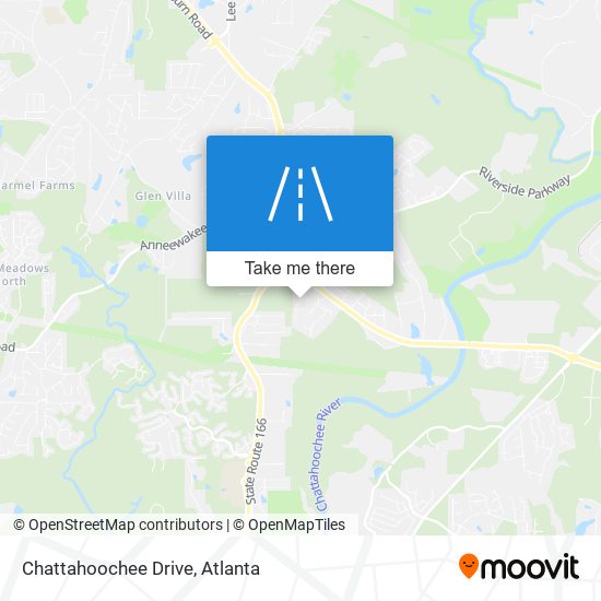 Mapa de Chattahoochee Drive