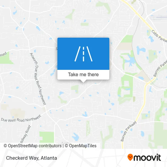 Checkerd Way map