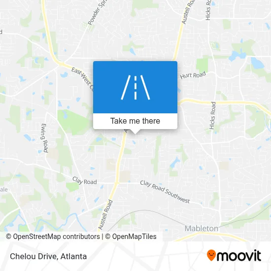 Chelou Drive map