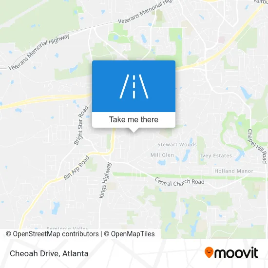 Cheoah Drive map