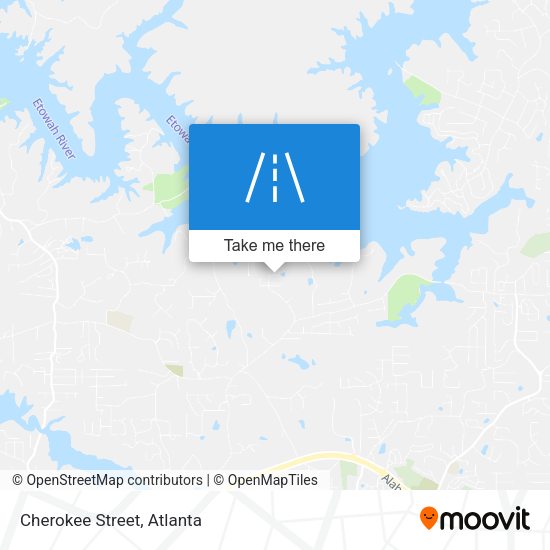 Cherokee Street map