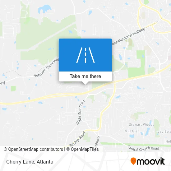 Cherry Lane map