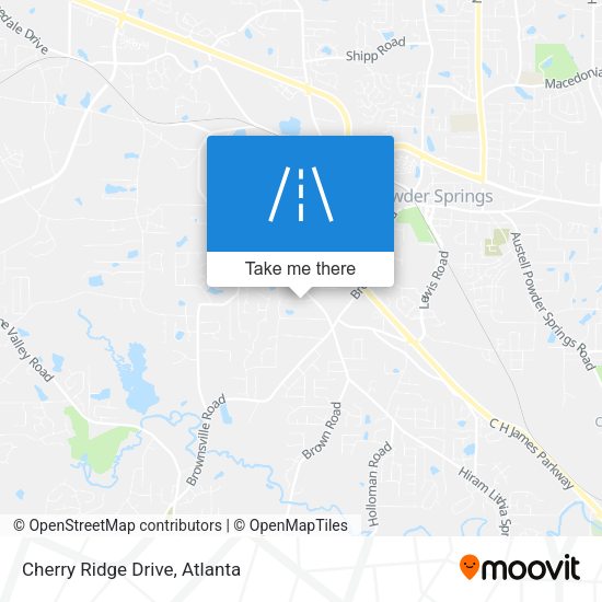 Cherry Ridge Drive map