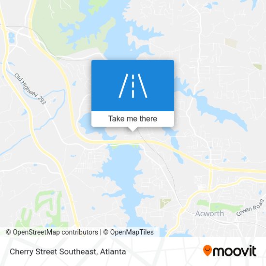 Cherry Street Southeast map