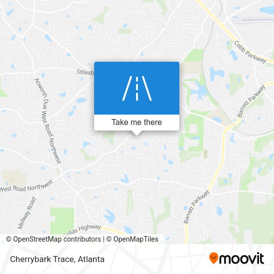 Mapa de Cherrybark Trace