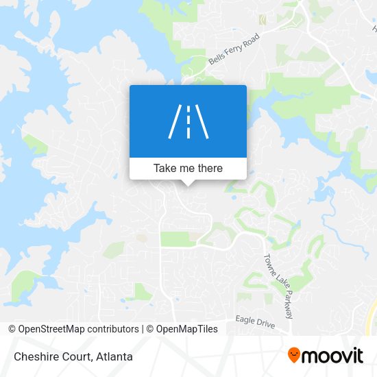 Mapa de Cheshire Court