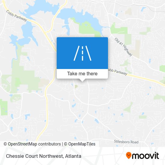 Chessie Court Northwest map