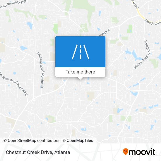 Chestnut Creek Drive map