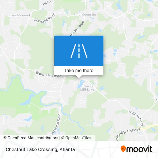 Mapa de Chestnut Lake Crossing