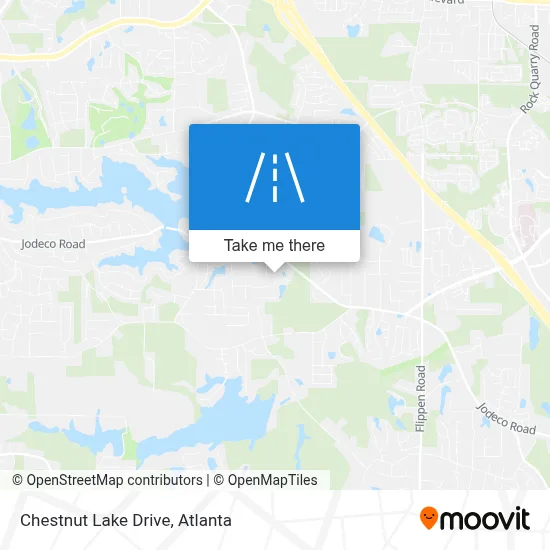 Chestnut Lake Drive map