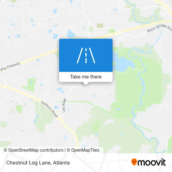 Chestnut Log Lane map