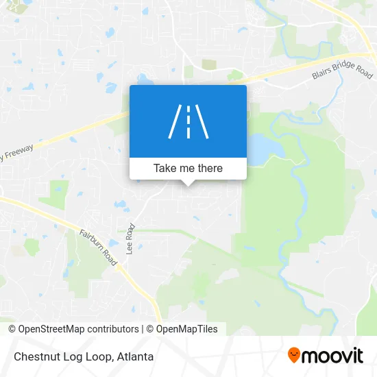 Chestnut Log Loop map