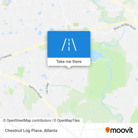 Chestnut Log Place map