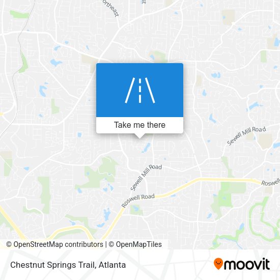 Chestnut Springs Trail map