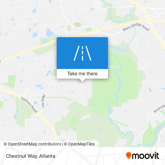 Chestnut Way map