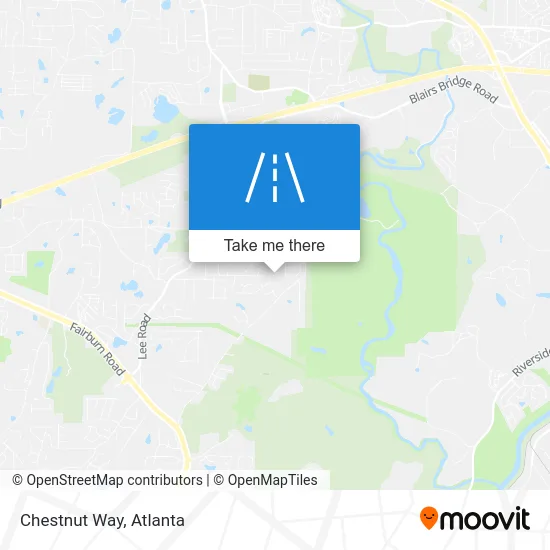 Chestnut Way map