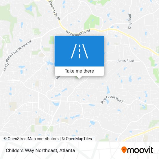 Mapa de Childers Way Northeast