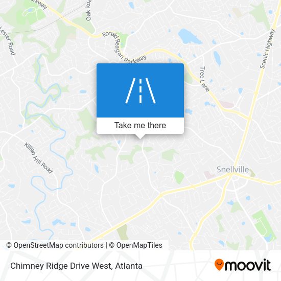 Chimney Ridge Drive West map
