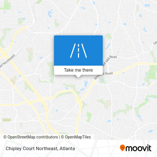 Chipley Court Northeast map