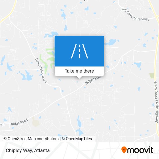 Chipley Way map