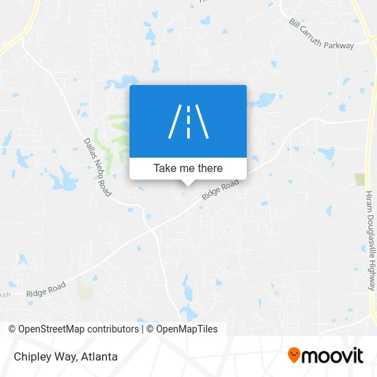 Chipley Way map