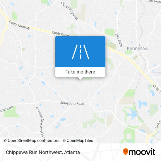 Mapa de Chippewa Run Northwest