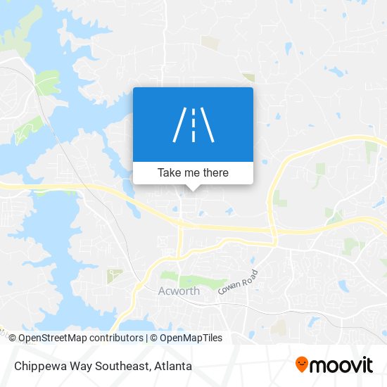 Chippewa Way Southeast map