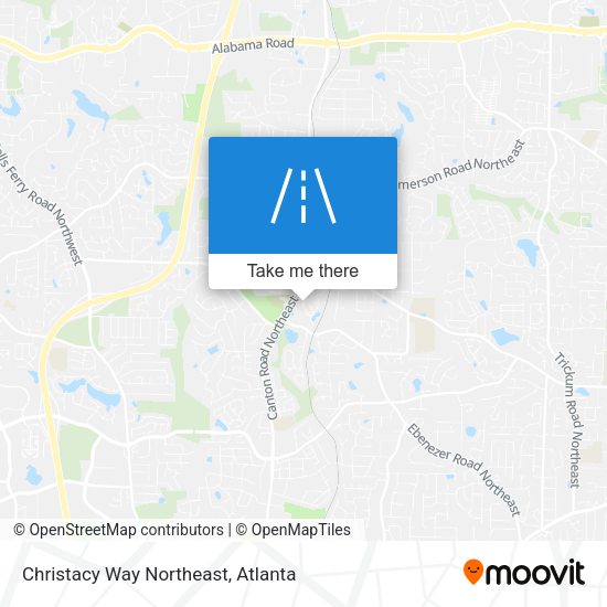 Mapa de Christacy Way Northeast