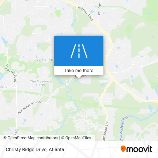 Christy Ridge Drive map