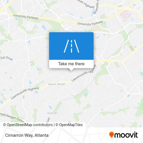 Mapa de Cimarron Way