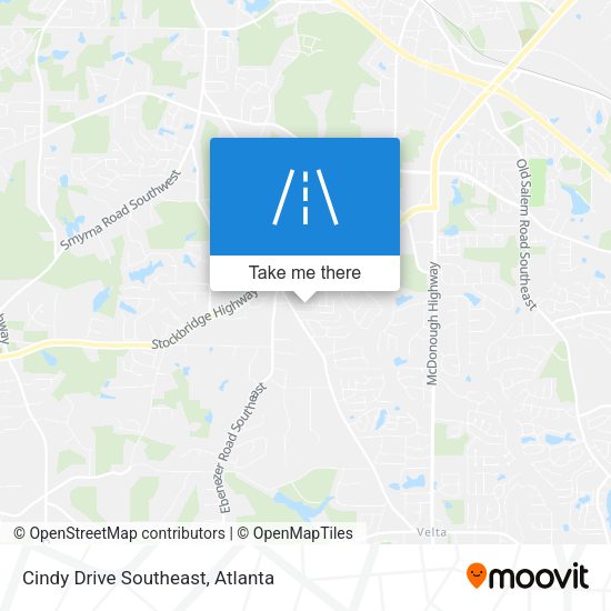 Mapa de Cindy Drive Southeast