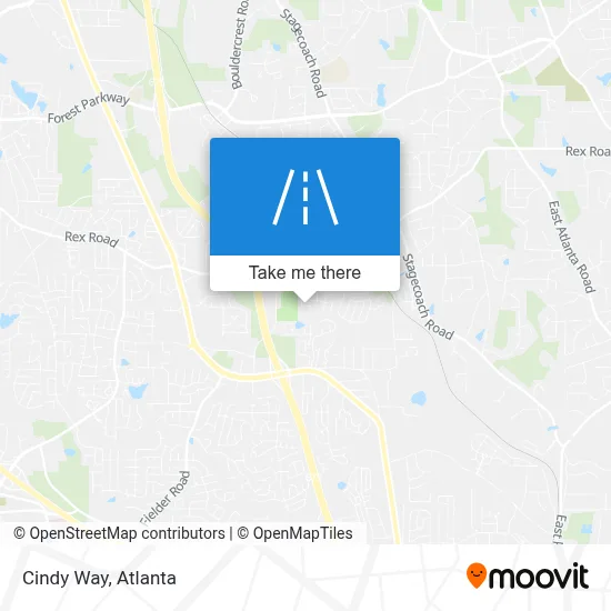 Cindy Way map