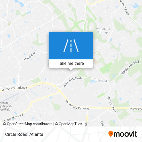 Mapa de Circle Road