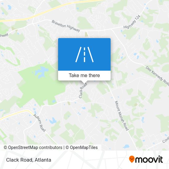 Mapa de Clack Road