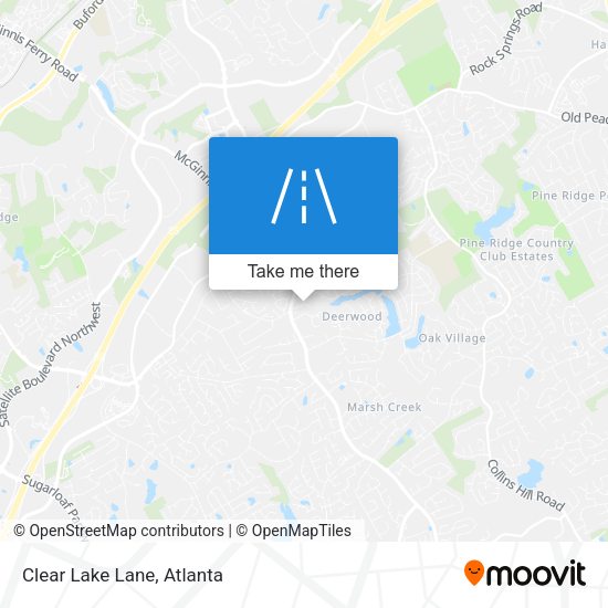 Mapa de Clear Lake Lane