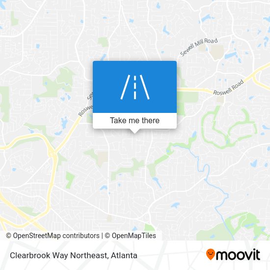 Clearbrook Way Northeast map