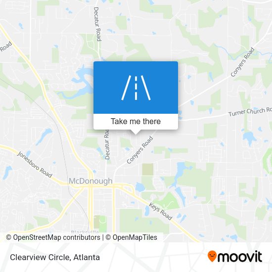 Clearview Circle map