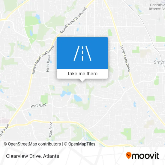 Clearview Drive map