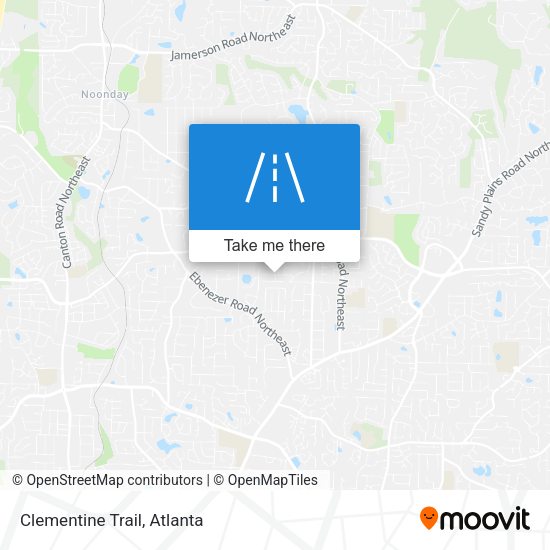 Mapa de Clementine Trail