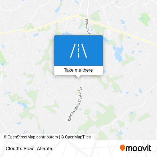Mapa de Cloudts Road