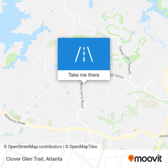 Mapa de Clover Glen Trail