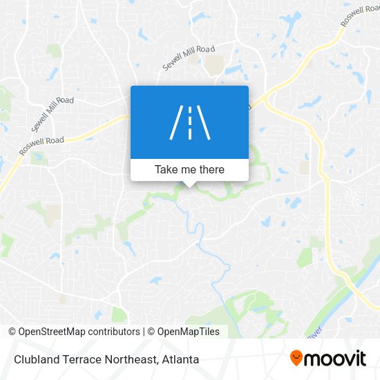 Mapa de Clubland Terrace Northeast