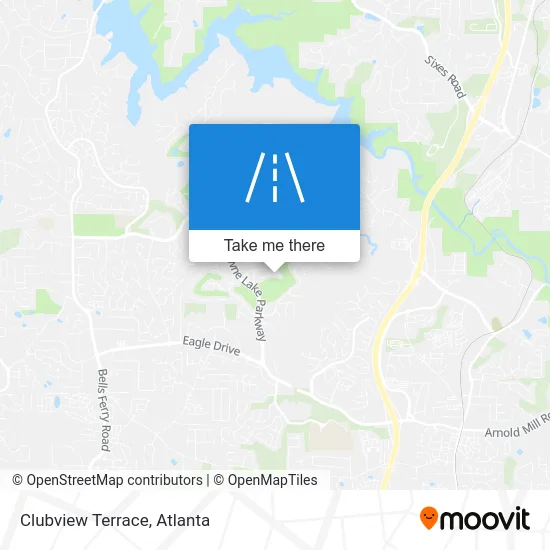 Clubview Terrace map