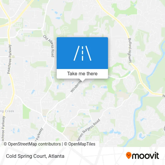 Cold Spring Court map