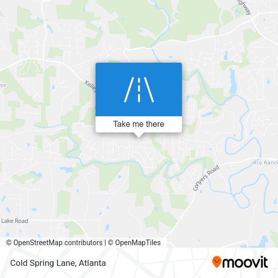 Cold Spring Lane map