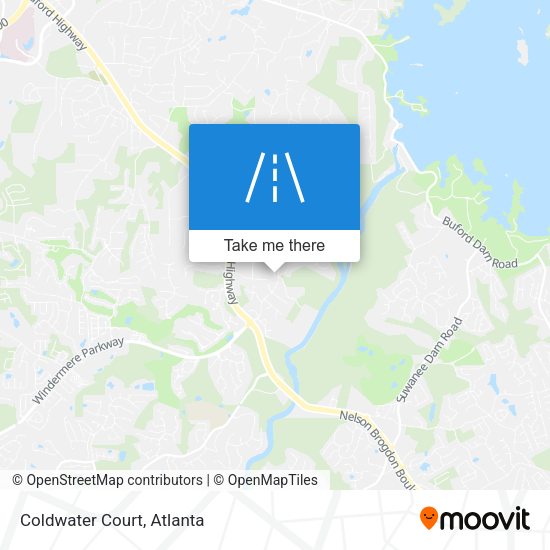 Mapa de Coldwater Court