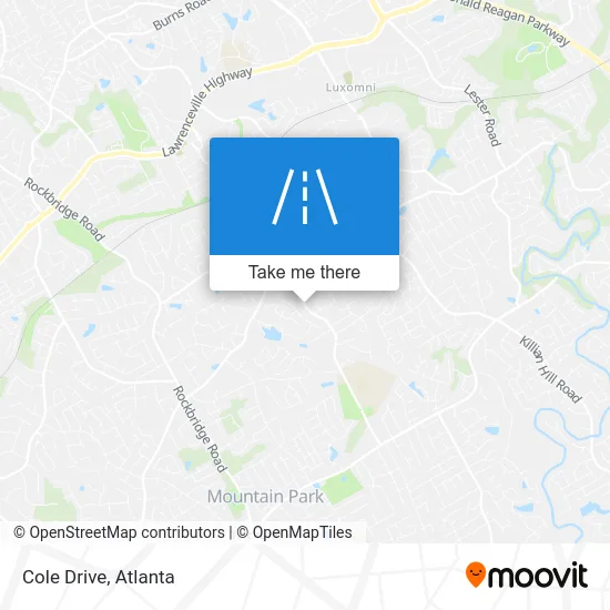 Cole Drive map